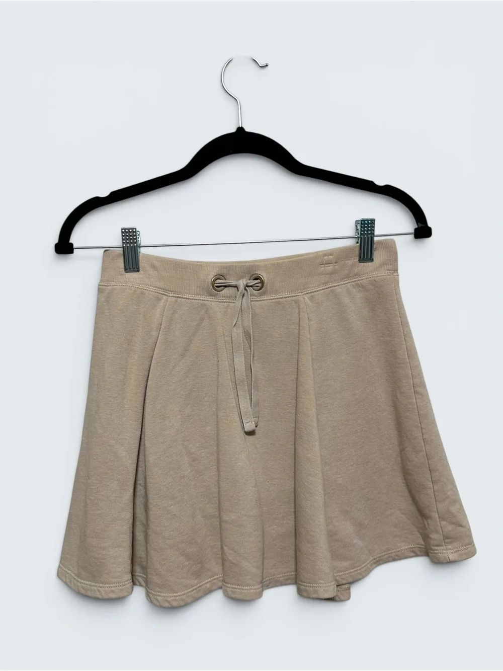 Justice Khaki Drawstring A-Line Skirt
